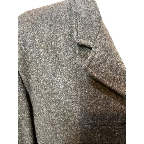 Sag Harbor Women's Fully Lined Wool Coat Blazer Dark Gray Size S-EUC