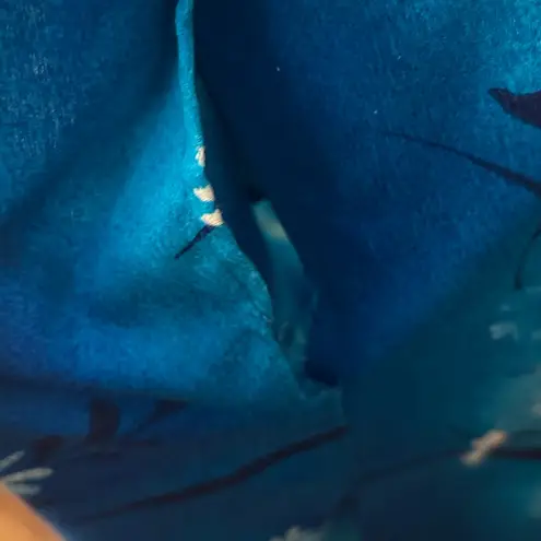 Vintage Maier Specialty Shope Honolulu Hawaiian Halter Maxi Dress Blue Size 8