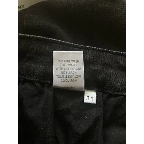 Pistola * Jeans Womens Size 31 Black Skinny Mid Rise Festival Fairy Grunge