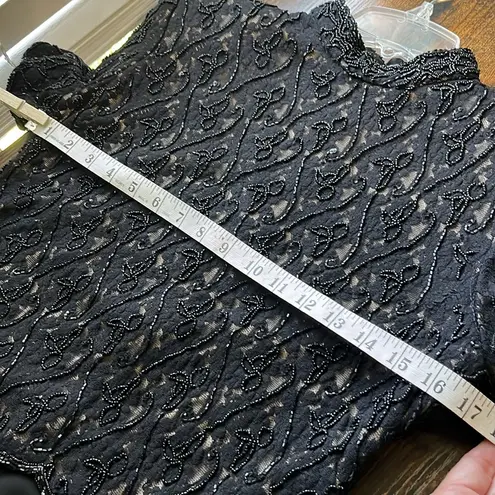 Black Lace Top and Skirt Set Size L