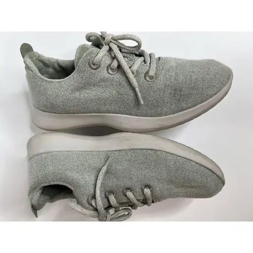 Allbirds Sage Green Wool Runners Sneakers Sz 9 Women