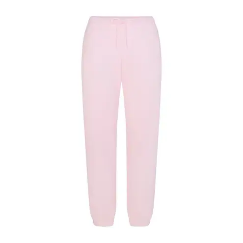 SKIMS Cotton Fleece Classic Jogger in Cherry Blossom, Size Medium