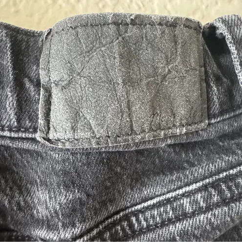 Madewell  The Perfect Vintage Wide-Leg Jean High Rise Stretch Washed Black Grey