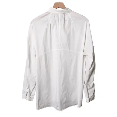 Lafayette 148 Women’s Collared Button Down Button Up Shirt White Size Large - Image 2