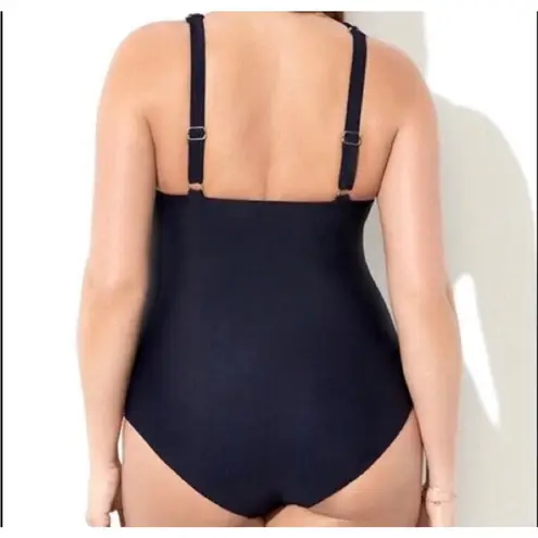 Swimsuit For All Swimsuits For All NWT Criss Cross Front One Piece Swimsuit