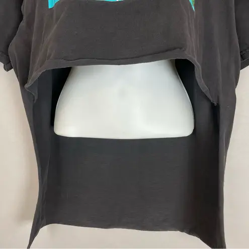 Black Claude Moonet Shirt Clo the Cow Artist Mullet Crop T