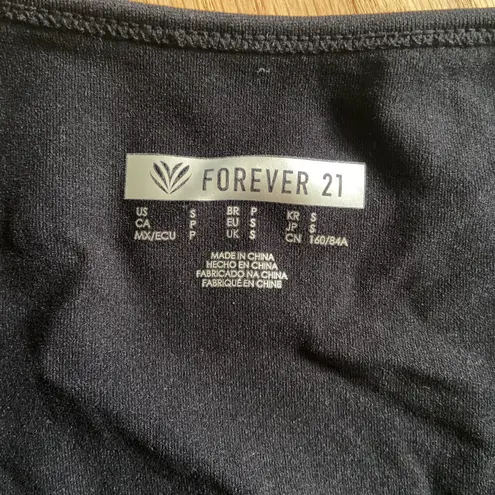 Forever 21 Black Spandex Long Sleeve 