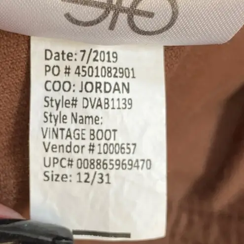 VINTAGE AMERICA Women's Brown Corduroy Vintage Bootcut Jeans Missy Senora 12/31