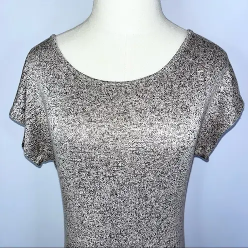 Free Kisses Oatmeal Beige Dolman Sleeve Blouse Top Medium