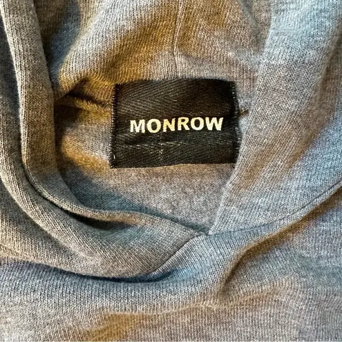 Monrow XS gray hooded dress