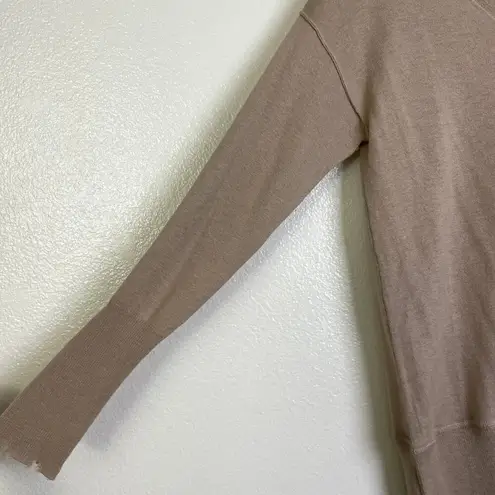 Alpha Massimo Rebecchi Sweater 44 Pullover V Neck Destroyed Trim Luxury Brown Size undefined