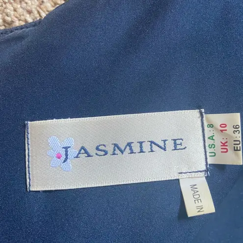 Jasmine Navy blue lace bridesmaid dress