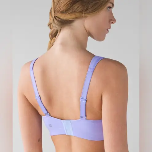 Lululemon  Ta Ta Tamer III Convertible Sports Bra in Lavender Size 34C