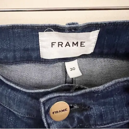 frame denim FRAME Le Sylvie Crop Jeans in Edgewater Chew High Rise Size 30 Zip Fly