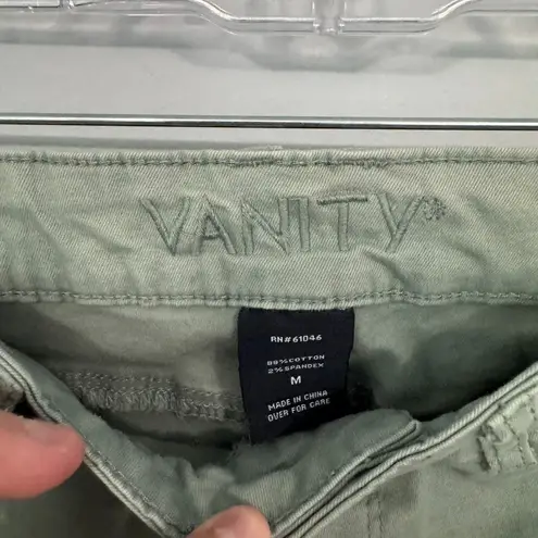 VANITY Light Muted Green Distressed Jean Leggings Jeggings Women’s Size Medium