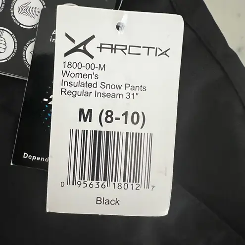 New XArctix Women's Snow Insulated Pants Black Size Medium 8
