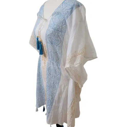 AMIANI S/M Blue and Gold Women's Swim Cover