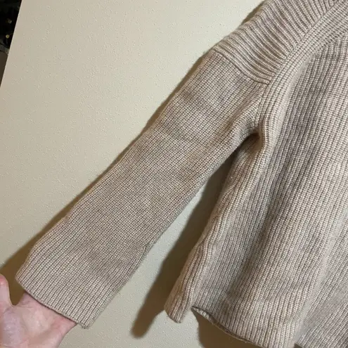 ALLSAINTS S Jago Crew Neck Jumper Pullover Crewneck Sweater Cream Wool Alpaca