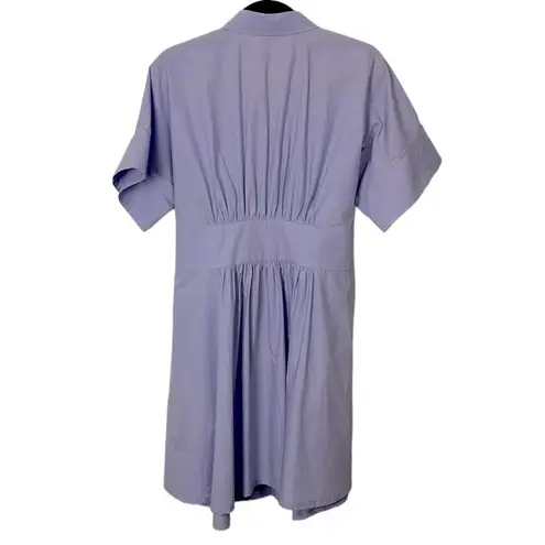  Lilac Emporio Armani shirt dress in cotton size 42