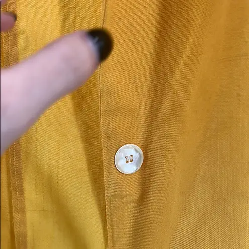 Alfred Dunner Yellow Blazer Lightweight Suit Jacket 20 plus size 80s spring