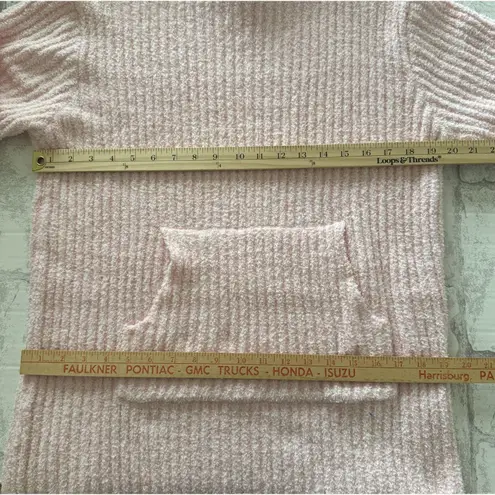 Softies Ultra Soft Marshmallow Slouch Turtleneck Lounger Chenille Sweater S/M Pink Size undefined