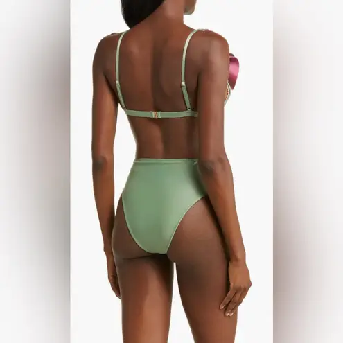 Farm Rio Ruffle Bikini Top, Size Large, $$115