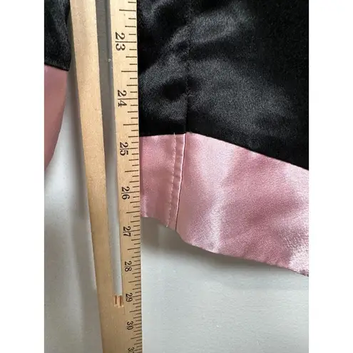 Oscar de la Renta Small Pajama Set Womens Black Cami w/ Pants Polyester Spandex