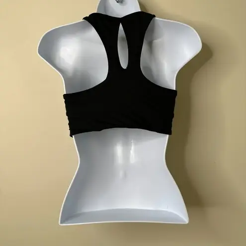 Reebok  Black Racerback Sports Bra Women's Medium