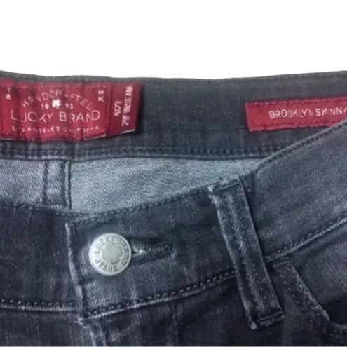 Lucky Brand  SZ 27 Black Brooklyn skinny Jeans