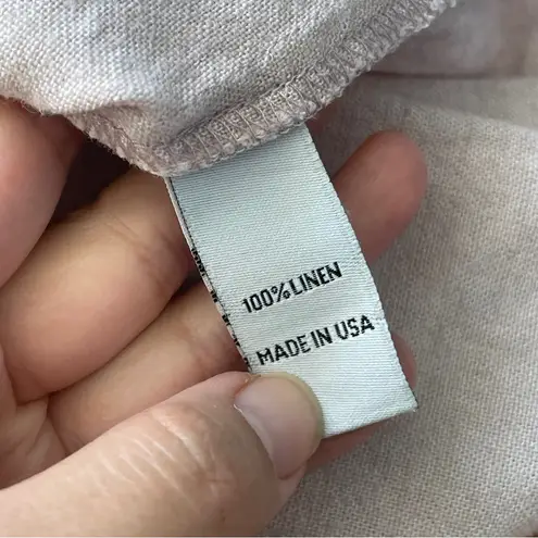 Christy Dawn Dress linen seaton shirt midi womens Pink (xsmall small) minimalist