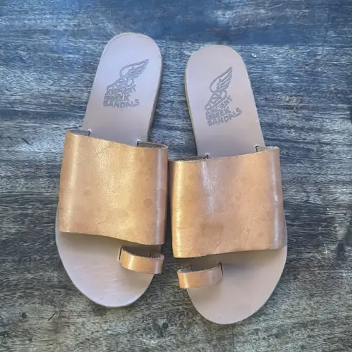 Ancient Greek Ligia sandals tan leather size 39 or us 9