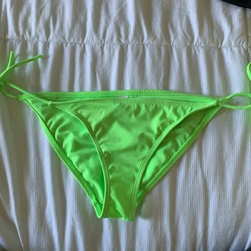 No Boundaries Neon Green Bikini Bottoms Size Small