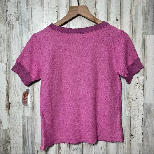 American Fighter Gladbrook Short Sleeve Shirt Pink New Womens Size Small