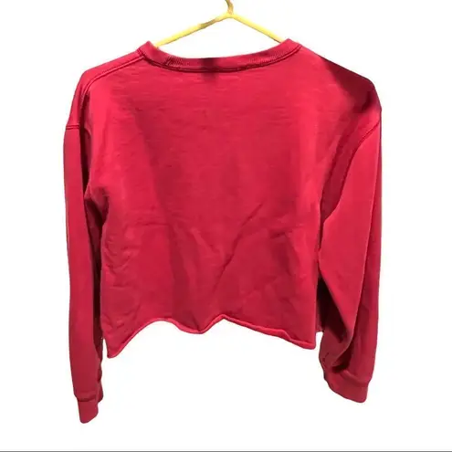 Ralph Lauren Sport Red Cropped Long Sleeved V