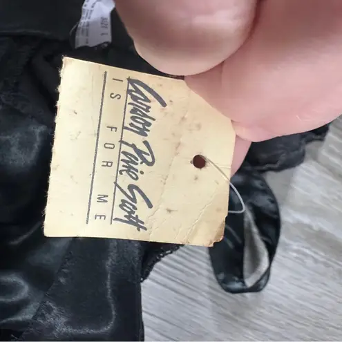 Vintage Evan Picone Black Lace Sleeveless Intimate Lingerie Slip Dress Size L Size L