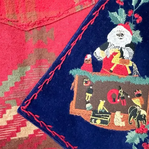 Cambridge Vintage 90s Aztec Southwestern Western Cottage Christmas Vest Medium