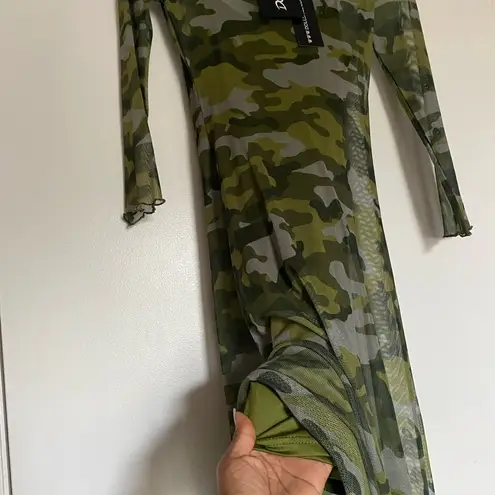 Dolls Kill Maxi Dress Cami Army Green Size Small  New with tags Summer Sun Dress