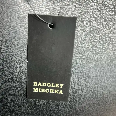 Badgley Mischka 🎉 HOST PICK🎉Badgely Mischka Black Vegan Leather Tote Bag. NWT