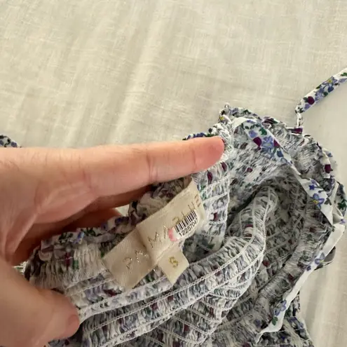 Paloma Women’s Small Blue Pearl Blue Floral Jumpsuit