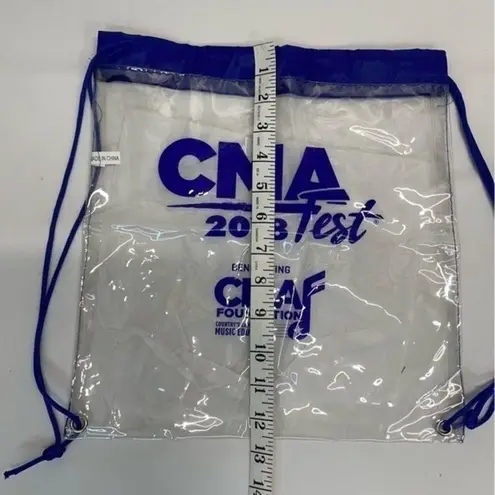 None CMA Fest Clear Backpack Tote Bag plastic vinyl