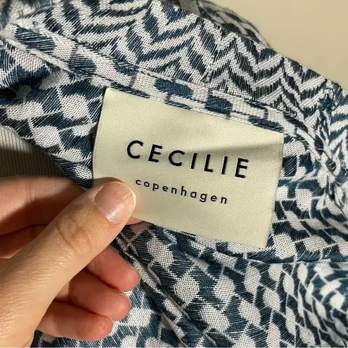 Cecilie Copenhagen Tie Wrap Blouse White Size M