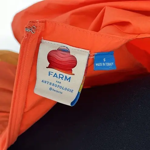 Farm Rio for Anthropologie Tiered Colorblocked Maxi Dress Small