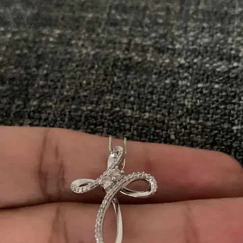 10kt Gold Cross with 10k Box Chain