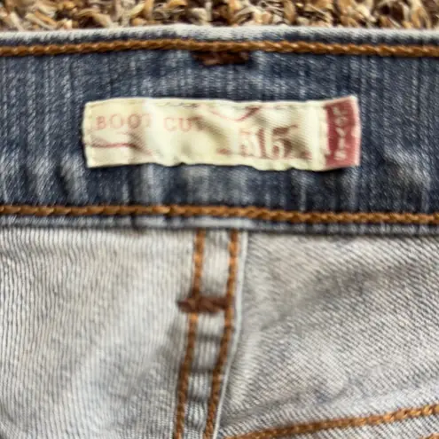 Levi's Levi’s bootcut 515 Light wash flare jeans with a cute design on the back pockets