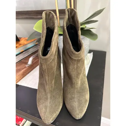 Giuseppe Zanotti Suede Ankle Booties Womens Size 38