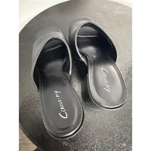 Circus by Sam Edelman Sam Edelman Shoes Ollyn Circus NY Black Platform Sandals Heels Size 8.5 Slip On