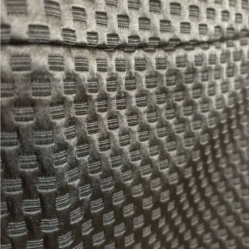 Ectetera Womens Skirt Tiered Scalloped Ruffle Black White Unique Print Size 4