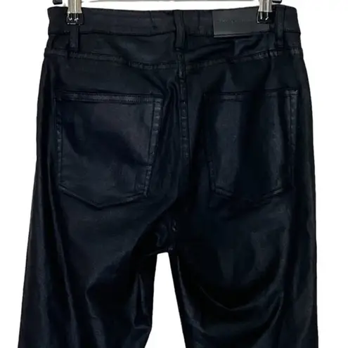 The Kooples Women’s Franky Black Faux Leather Skinny Jeans Size 26
