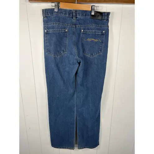 Ed Hardy Women's Straight Leg Jeans in Waist Size 18 or Waist Size 34-36. - Image 3
