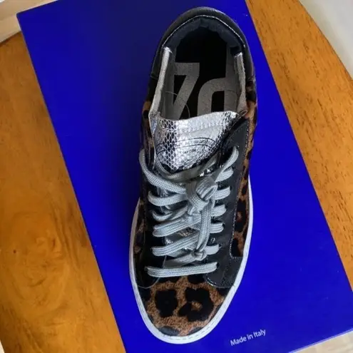 P448 NIB Leopard Print Platform Sneakers Size EU 36
